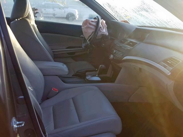 1HGCP26839A121244 - 2009 HONDA ACCORD EXL GRAY photo 5