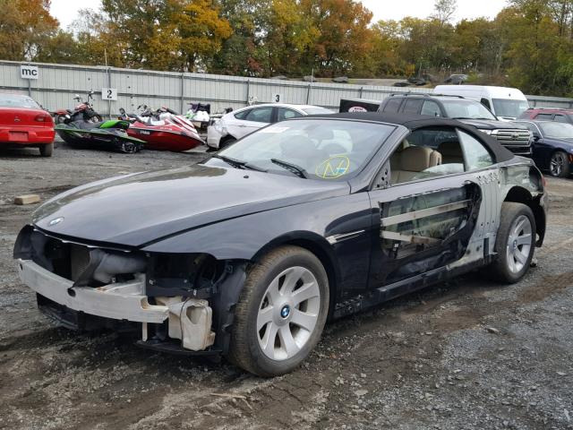 WBAEK73495B323169 - 2005 BMW 645 CI AUT BLACK photo 2