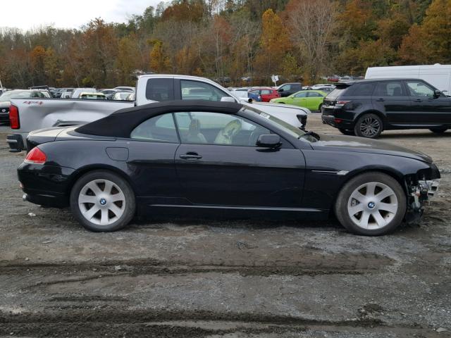 WBAEK73495B323169 - 2005 BMW 645 CI AUT BLACK photo 9