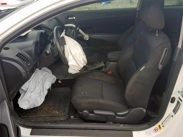 JTKDE167290285027 - 2009 TOYOTA SCION TC თეთრი ფოტო 5
