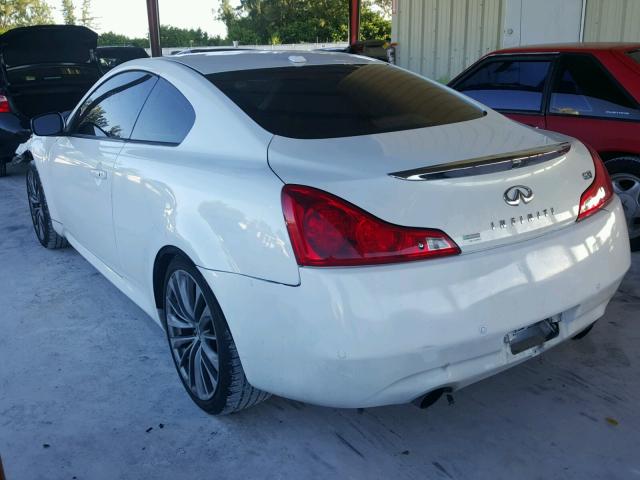 JN1CV6EK7BM212243 - 2011 INFINITI G37 BASE WHITE photo 3