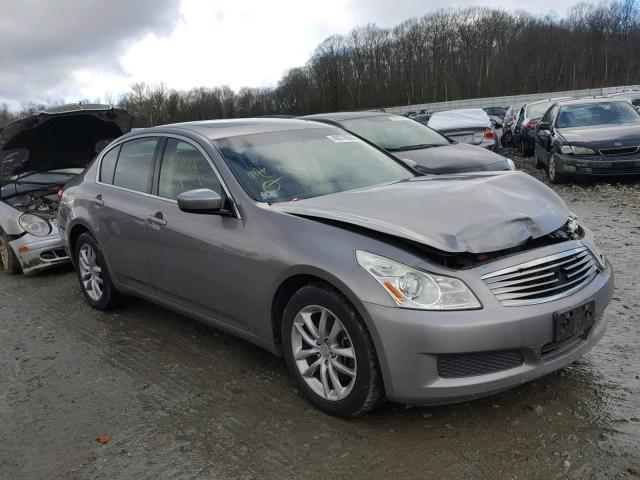 JNKCV61F89M365129 - 2009 INFINITI G37 GRAY photo 1