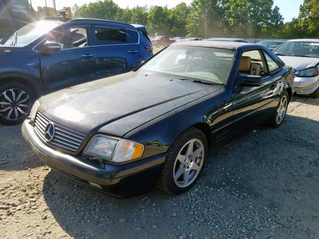 WDBFA67F1WF163457 - 1998 MERCEDES-BENZ SL 500 BLACK photo 2