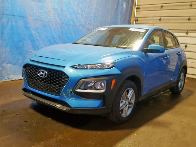 KM8K12AA1KU241954 - 2019 HYUNDAI KONA SE BLUE photo 2