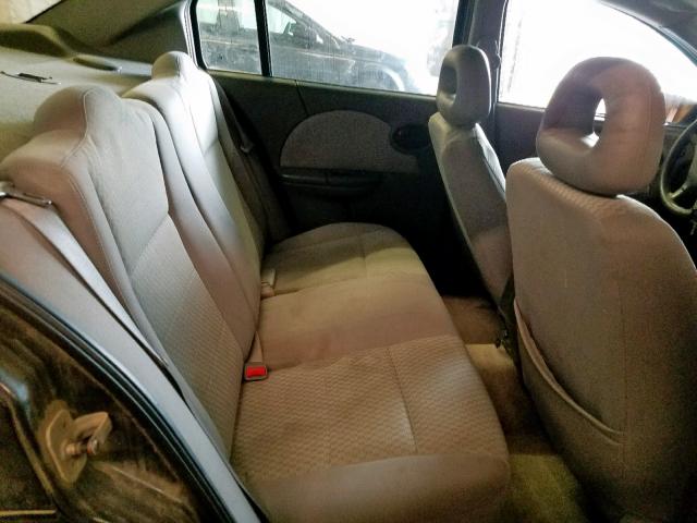 1G8AJ52F15Z179551 - 2005 SATURN ION LEVEL BLACK photo 6