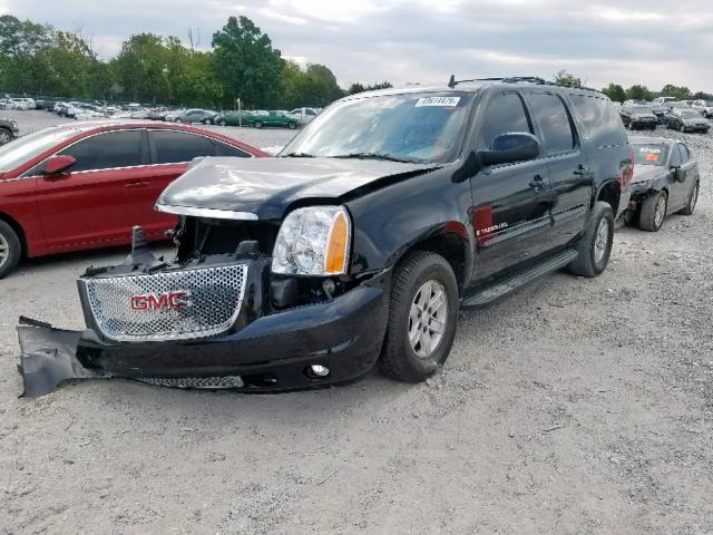 1GKFC16028R179121 - 2008 GMC YUKON XL C BLACK photo 2