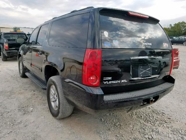 1GKFC16028R179121 - 2008 GMC YUKON XL C BLACK photo 3