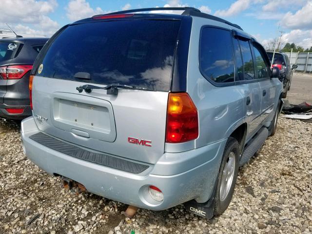 1GKDT13S972219604 - 2007 GMC ENVOY SILVER photo 4