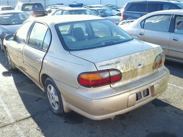 1G1NE52J52M695574 - 2002 CHEVROLET MALIBU LS 棕色 照片 3