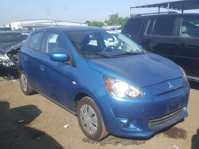 ML32A3HJ8FH045351 - 2015 MITSUBISHI MIRAGE DE BLUE photo 1