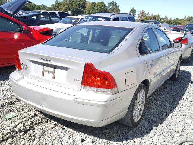YV1RS592272619548 - 2007 VOLVO S60 2.5T SILVER photo 4