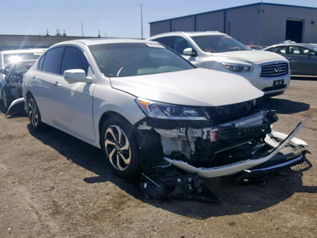 1HGCR2F88HA228962 - 2017 HONDA ACCORD EXL WHITE photo 1