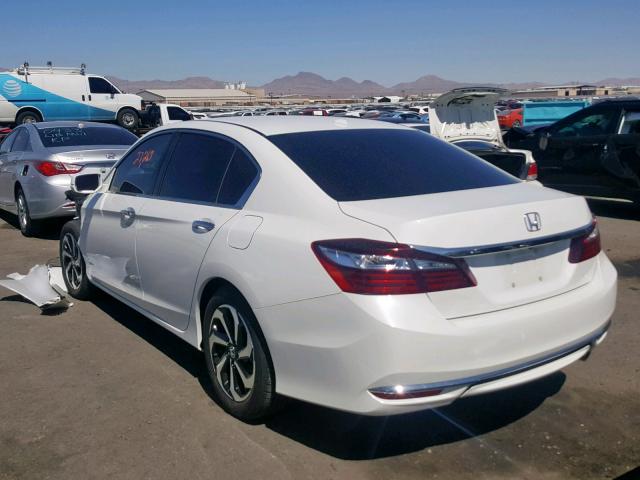 1HGCR2F88HA228962 - 2017 HONDA ACCORD EXL WHITE photo 3