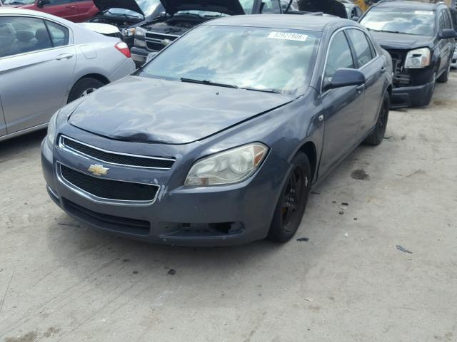 1G1ZH57B58F199956 - 2008 CHEVROLET MALIBU 1LT ნაცრისფერი ფოტო 2