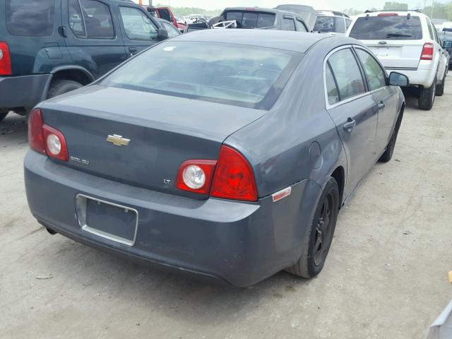 1G1ZH57B58F199956 - 2008 CHEVROLET MALIBU 1LT ნაცრისფერი ფოტო 4