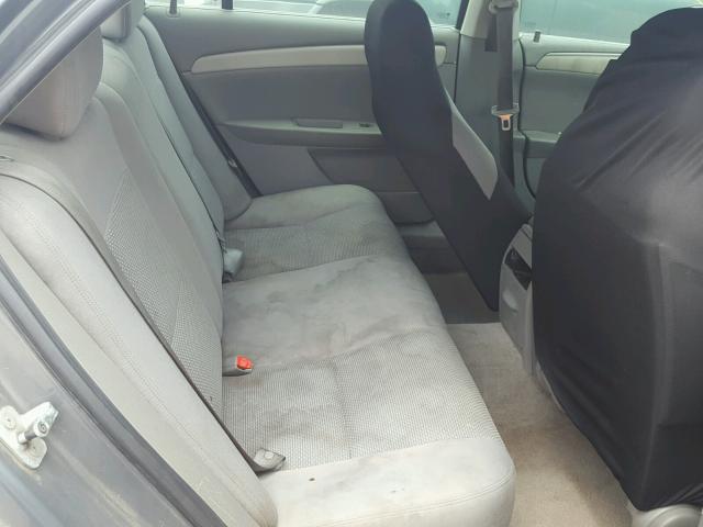 1G1ZH57B58F199956 - 2008 CHEVROLET MALIBU 1LT ნაცრისფერი ფოტო 6