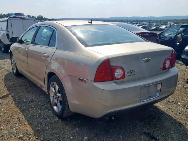 1G1ZH57B694175145 - 2009 CHEVROLET MALIBU 1LT BEIGE photo 3