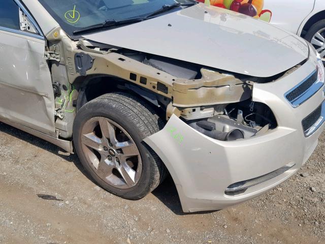 1G1ZH57B694175145 - 2009 CHEVROLET MALIBU 1LT BEIGE photo 9