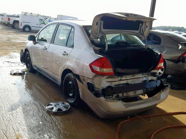 3N1BC11E59L446941 - 2009 NISSAN VERSA S SILVER photo 3