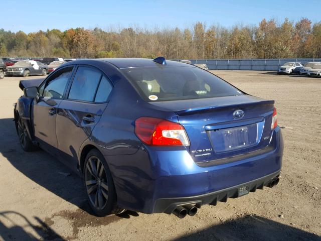 JF1VA1E60H9802843 - 2017 SUBARU WRX PREMIU BLUE photo 3