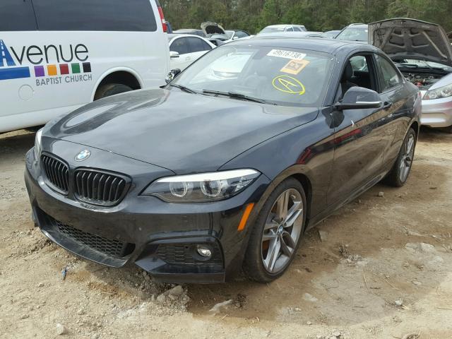 WBA2J1C58JVB98642 - 2018 BMW 230I BLACK photo 2