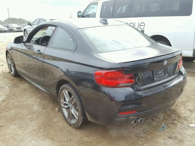 WBA2J1C58JVB98642 - 2018 BMW 230I BLACK photo 3