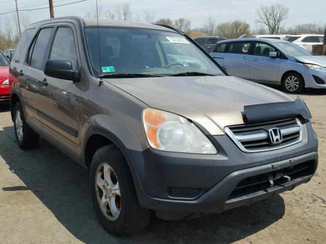 JHLRD68423C004451 - 2003 HONDA CR-V LX BROWN photo 1