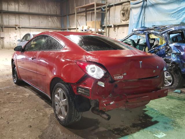 1G2ZH158964155852 - 2006 PONTIAC G6 GT RED photo 3