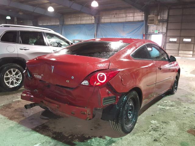 1G2ZH158964155852 - 2006 PONTIAC G6 GT RED photo 4