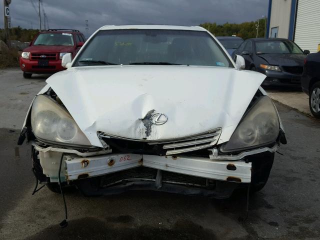 JTHBF30G030118316 - 2003 LEXUS ES 300 WHITE photo 9