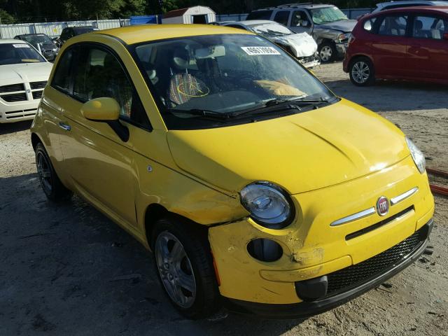 3C3CFFAR7CT212577 - 2012 FIAT 500 POP YELLOW photo 1