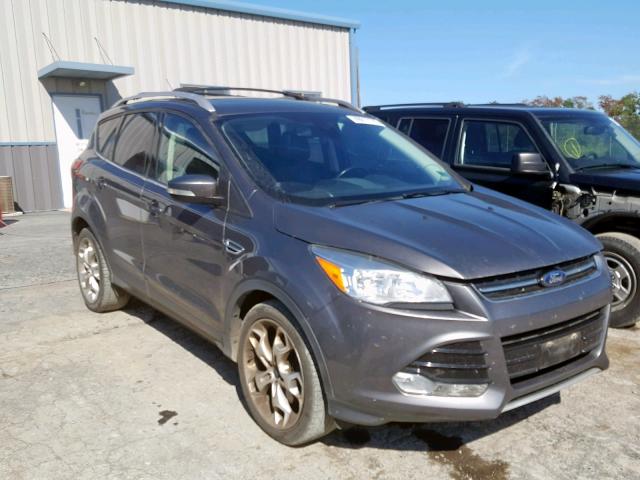 1FMCU9J91EUA43518 - 2014 FORD ESCAPE TIT GRAY photo 1