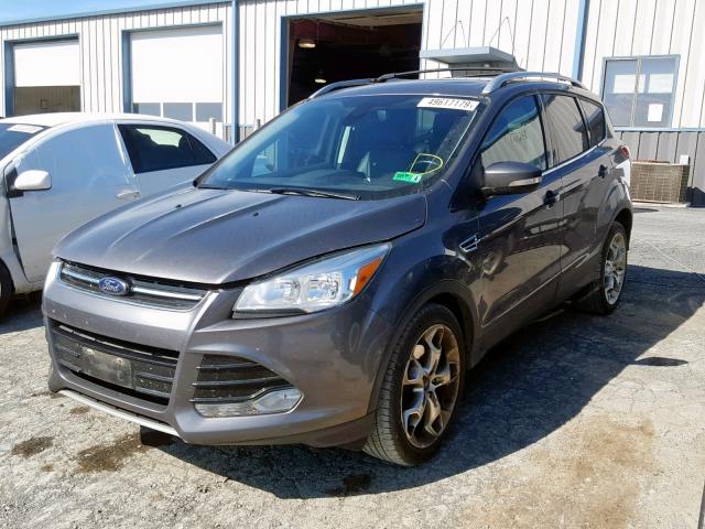 1FMCU9J91EUA43518 - 2014 FORD ESCAPE TIT GRAY photo 2