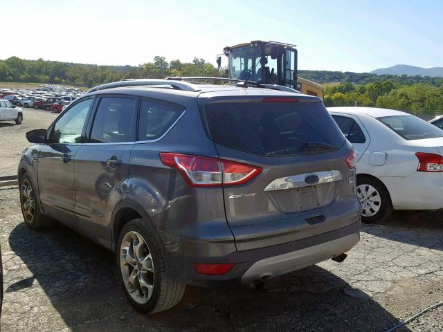 1FMCU9J91EUA43518 - 2014 FORD ESCAPE TIT GRAY photo 3