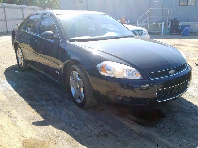 2G1WD57C691187119 - 2009 CHEVROLET IMPALA SS BLACK photo 1