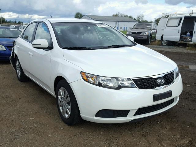 KNAFU4A27D5738227 - 2013 KIA FORTE EX WHITE photo 1