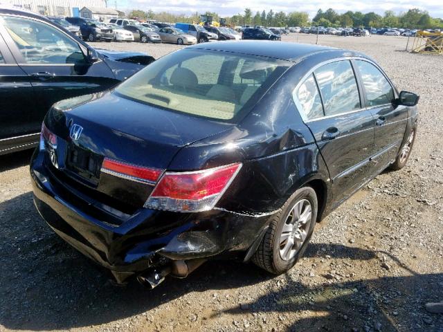 1HGCP2F47CA038629 - 2012 HONDA ACCORD LXP BLACK photo 4