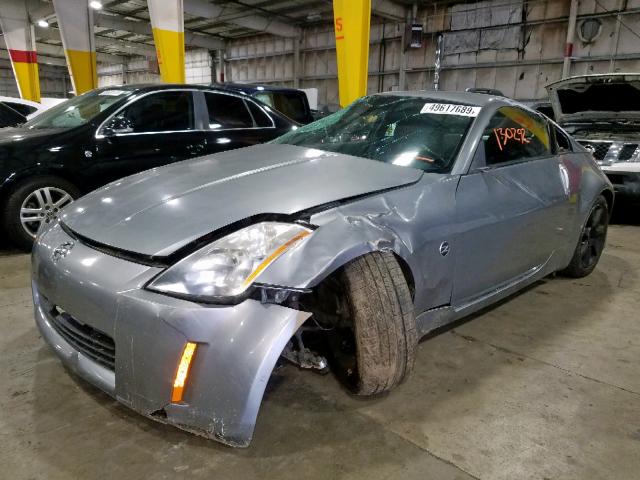 JN1AZ34D34M103374 - 2004 NISSAN 350Z COUPE SILVER photo 2