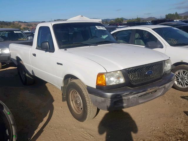 1FTYR10D13PA51360 - 2003 FORD RANGER WHITE photo 1