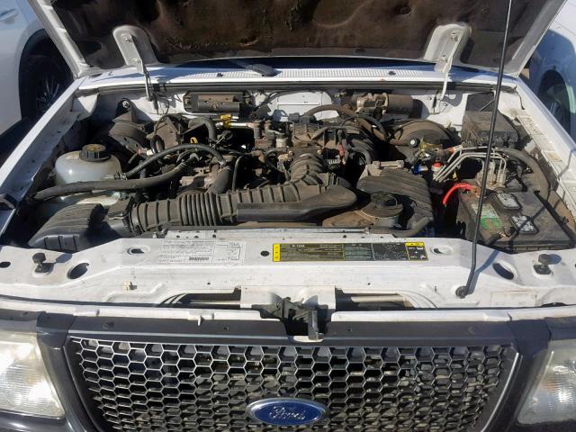 1FTYR10D13PA51360 - 2003 FORD RANGER WHITE photo 7