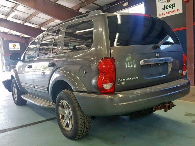 1D4HB58D74F219934 - 2004 DODGE DURANGO LI GRAY photo 3