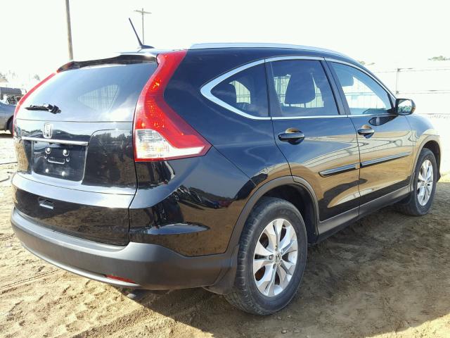 5J6RM3H79EL020052 - 2014 HONDA CR-V EXL BLACK photo 4