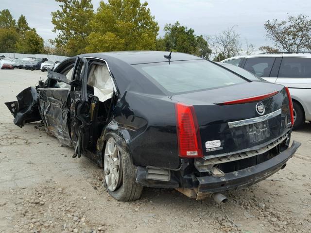 1G6DR57V080133328 - 2008 CADILLAC CTS HI FEA BLACK photo 3