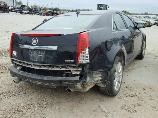 1G6DR57V080133328 - 2008 CADILLAC CTS HI FEA BLACK photo 4