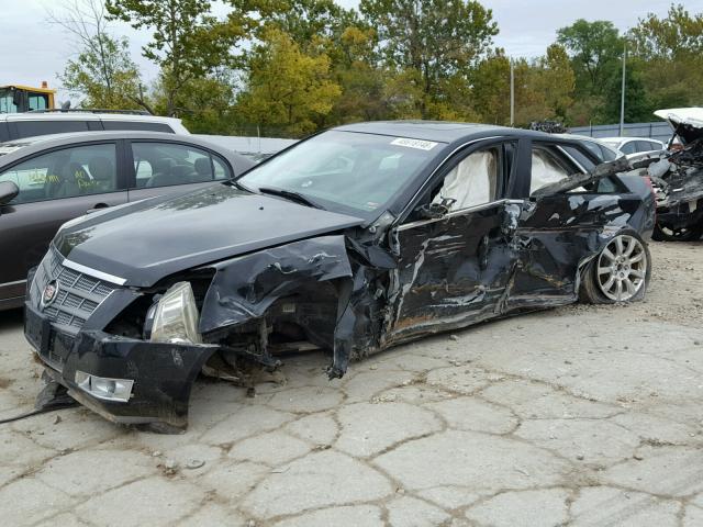 1G6DR57V080133328 - 2008 CADILLAC CTS HI FEA BLACK photo 9