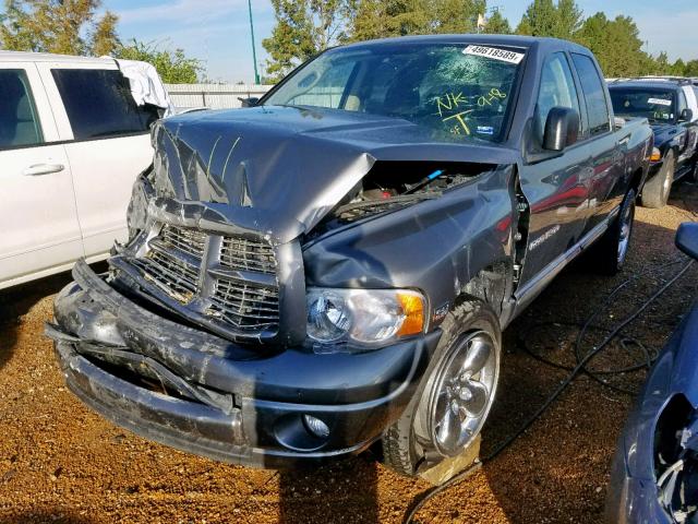 1D7HU18D35S292698 - 2005 DODGE RAM 1500 S GRAY photo 2