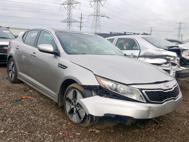 KNAGM4AD6D5039693 - 2013 KIA OPTIMA HYB SILVER photo 1