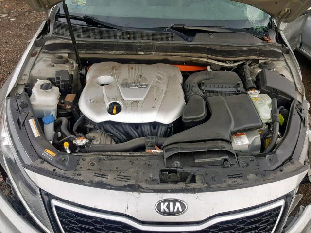 KNAGM4AD6D5039693 - 2013 KIA OPTIMA HYB SILVER photo 7