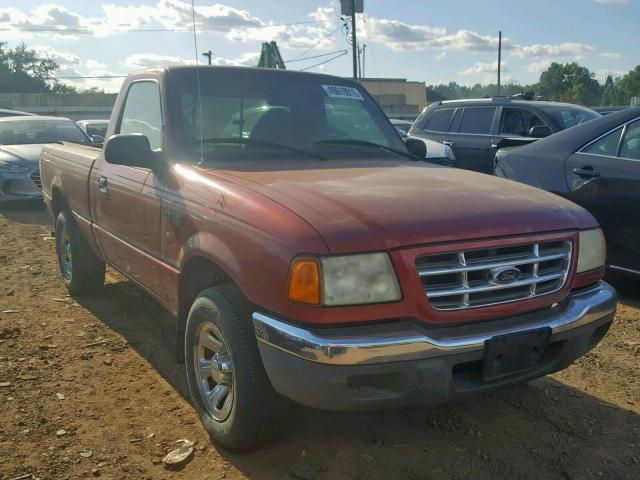 1FTYR10C41TA29008 - 2001 FORD RANGER RED photo 1