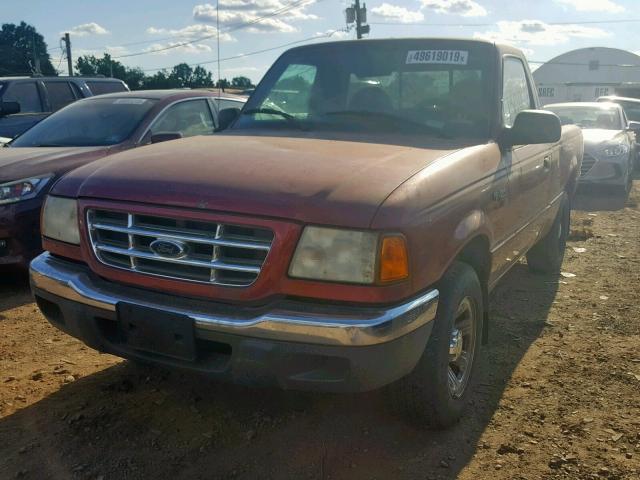 1FTYR10C41TA29008 - 2001 FORD RANGER RED photo 2